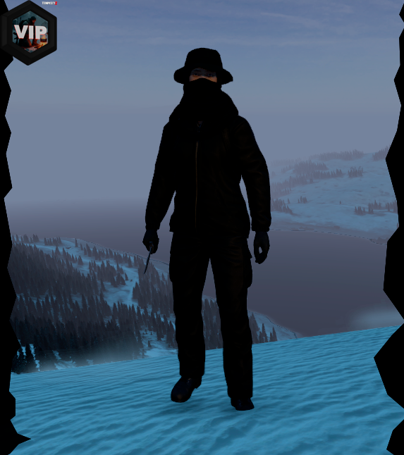Personagem com o kit VIP Tier 2