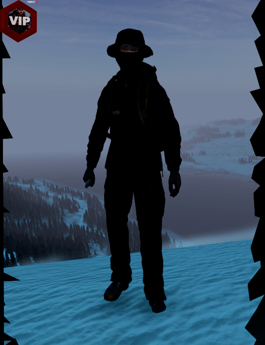 Personagem com o kit VIP Tier 1